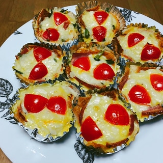 食パンで作る♪ひとくちパンキッシュ